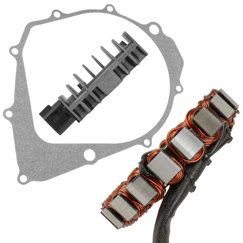 Caltric Stator & Regulator Rectifier W/Gasket Compatible With Yamaha Raptor 350 Yfm350R 2004-2013 - Image 4